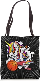 Dabbing Unicorn South Korea Basketball Fans Jersey Sports Tote Bag