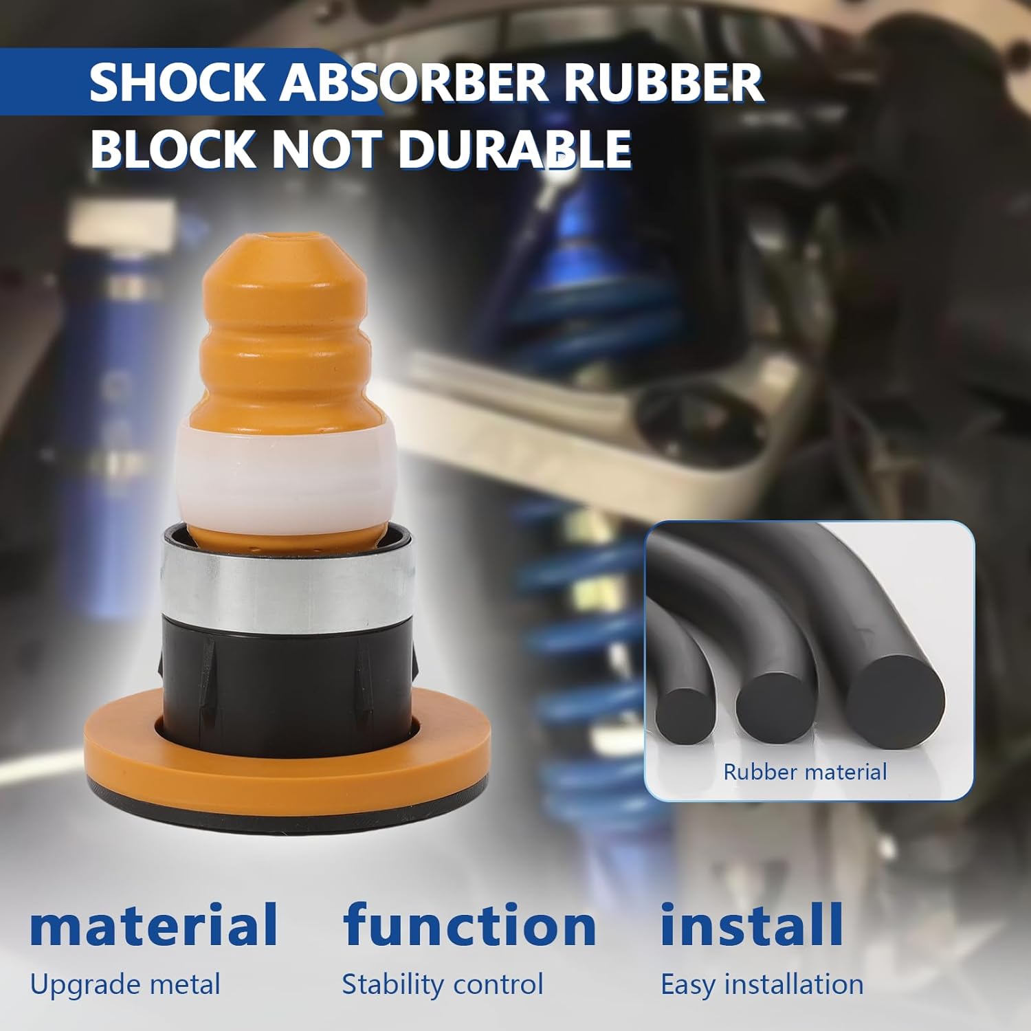 2Pcs Bumper Suspension Springs for Grand Caravan 2008-2020, Town & Country 2008-2016 04721352AC 4721352AC