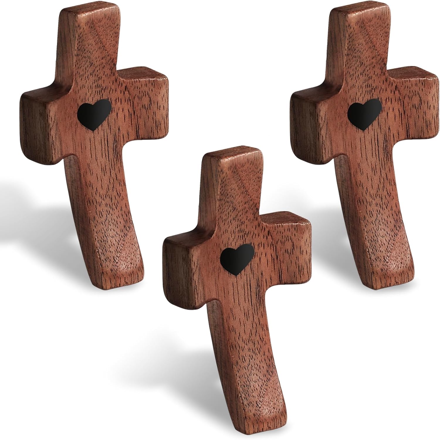 Amazon.com: GIMKUFR 3Pcs Wooden Cross Fidget for Encouragement &Prayer ...