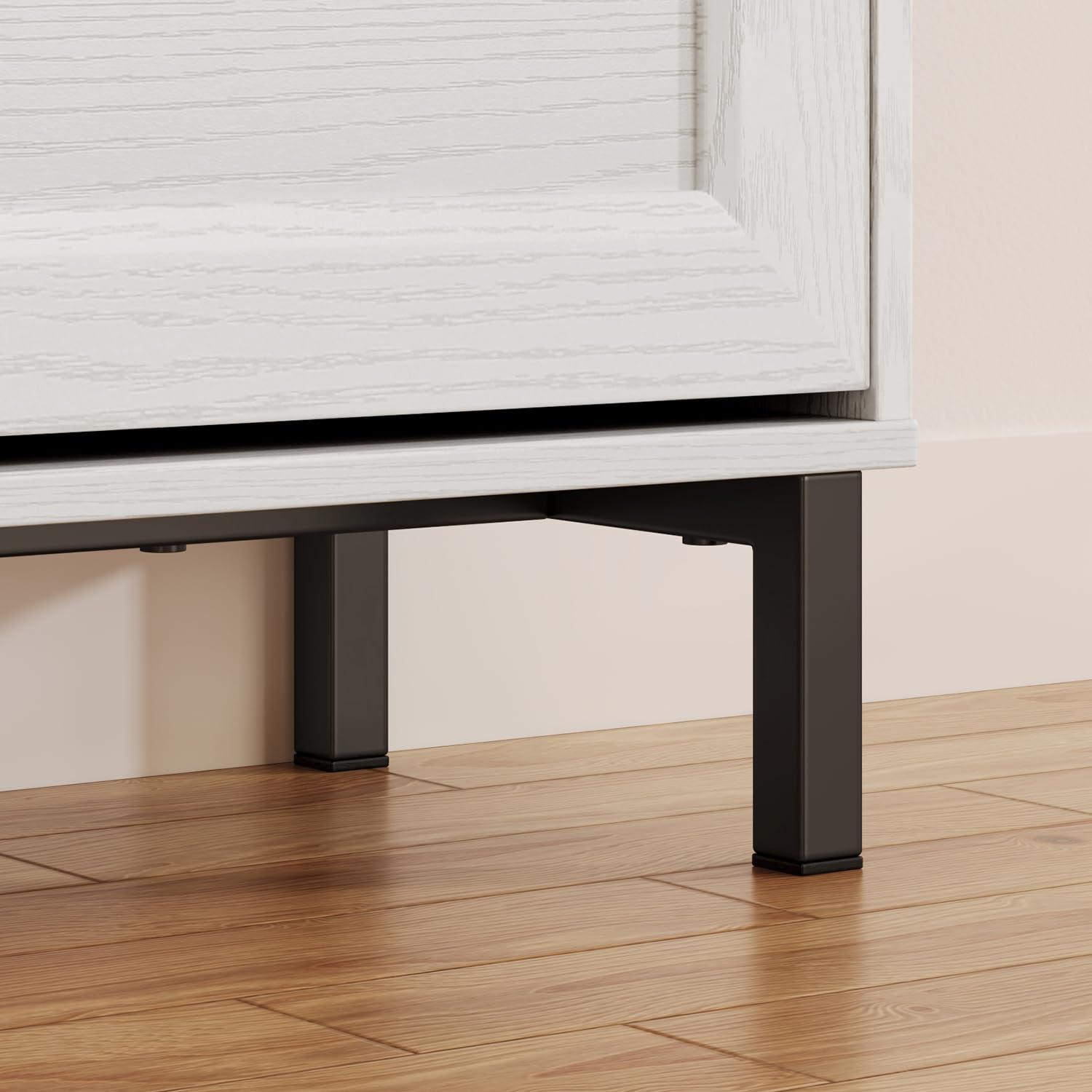 Armario Estrecho para Zapatos, Mueble para Zapatos, Zapatero con 4 Compuertas, 1 Estante Abierto, Divisores Ajustables, para Pasillo, Área de Entrada, 99 x 24 x 108 cm (Blanco)