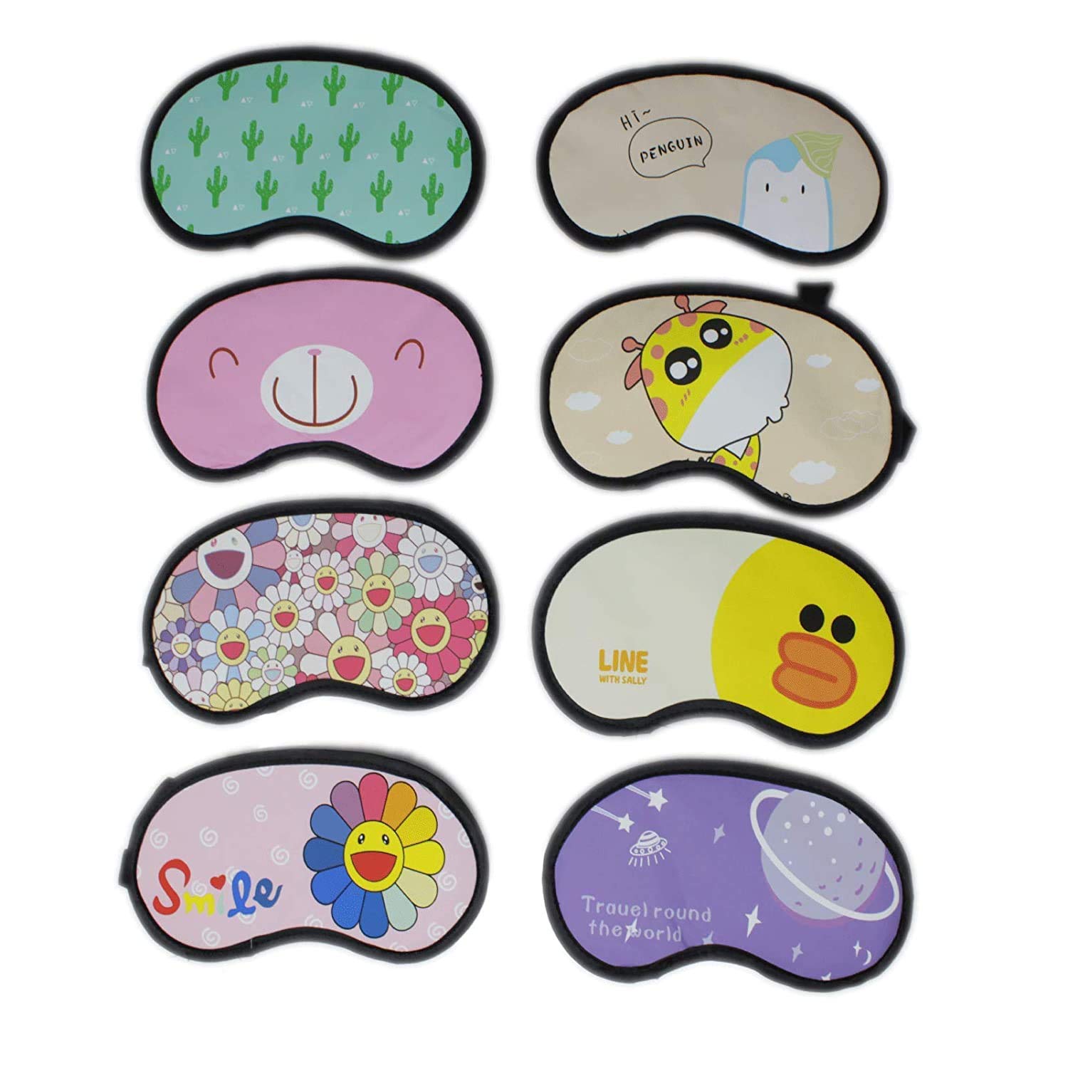 Funeiko Eye Mask for Sleeping with Cooling Gel, Ice Gel Pack Sleeping Mask (Pack of 2; Random Color)-picture-26