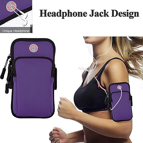 Miniatura 6 de Brazalete de correr para iPhone 11 12 13 14 15 16e 16 Pro Max Xs X Xr 8 Plus SE Mini, Galaxy S25 S24 S23 S22 S21 Note 20 10, llaves, bolsa de