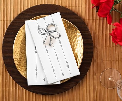 Miniatura 9 de BloominGoods Toallas de mano desechables y servilletas decorativas de baño, suaves y absorbentes, toallas de papel de tacto de lino para cocina,