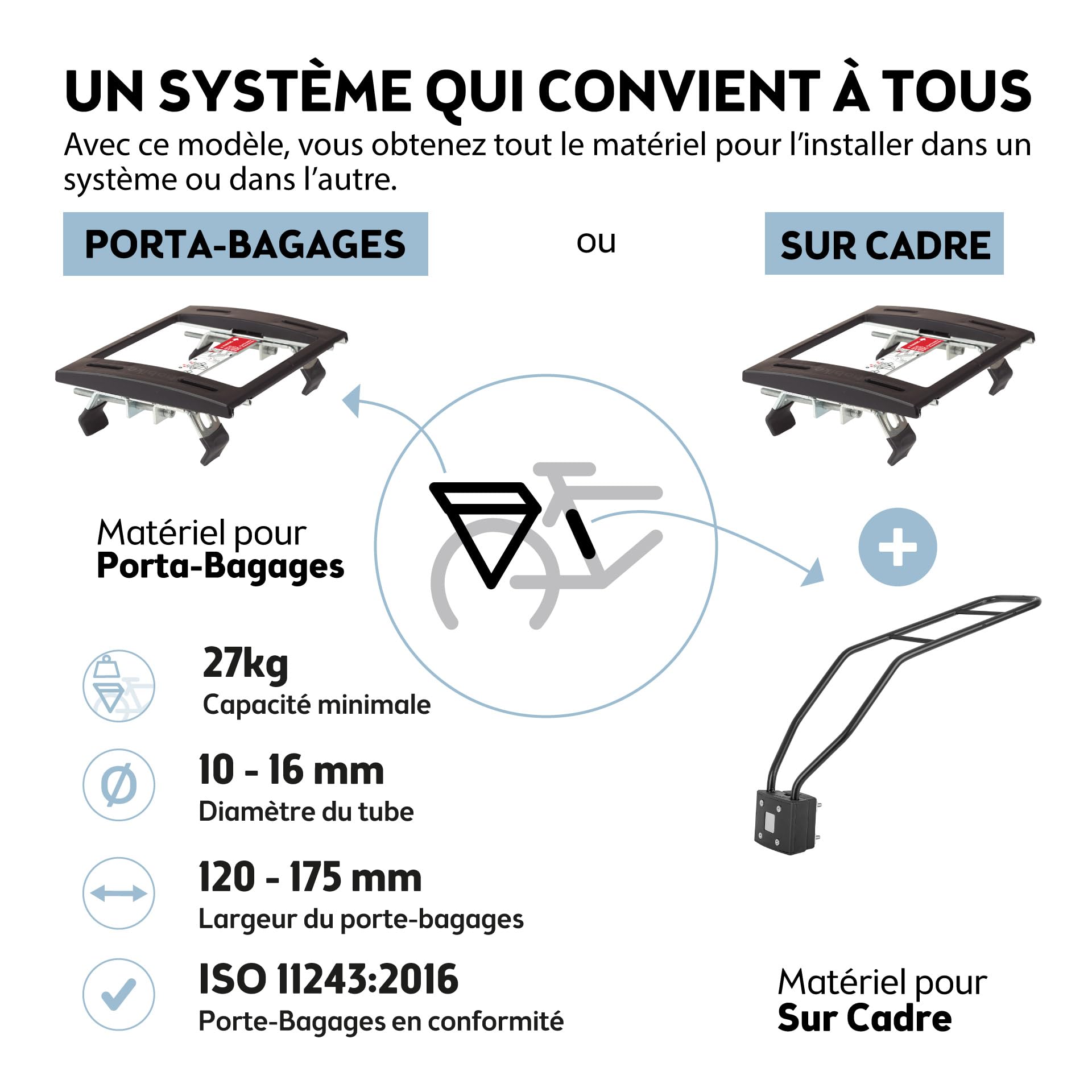 BOBIKE 8012200019 - Siège arrière One Maxi avec système 1P&E-BD pour vélo avec Roues de 26” à 29'' avec Fixation sur Le Tube de Direction et Le Porte-Bagages en Couleur Marron Chocolat