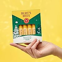 Vista 7 de Burt's Bees Regalos de Navidad, 4 productos de relleno de bálsamos labiales, juego clásico de cera de abeja Bounty – Bálsamo labial hidratante