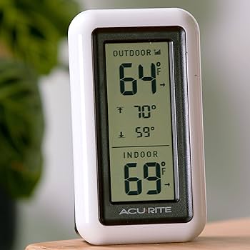 acurite clock thermometer