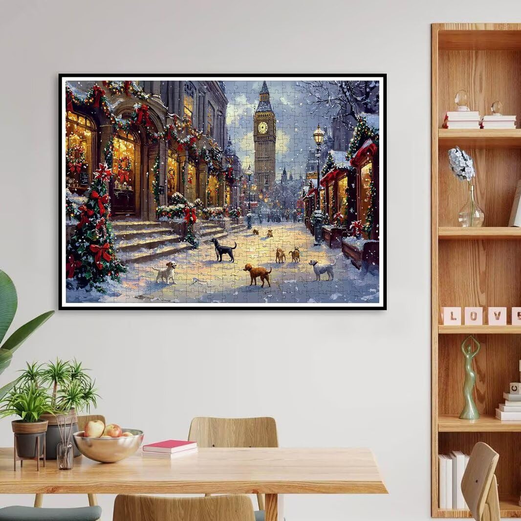 Puzzle Natale, Puzzle 1500 Pezzi Arte per Adulti, Regalo Uomo e Donna -4641