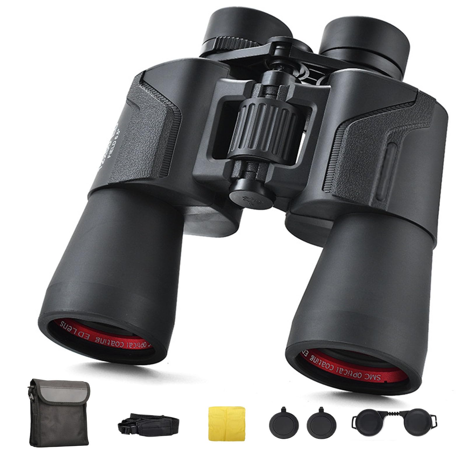 Binocolo Ad Alta Potenza 12x50, Binocolo Impermeabile, Binocolo Professionale, Binocolo Portatile, Binocolo con Zoom, per Birdwatching, Concerti Teatrali, Caccia, Giochi Sportivi