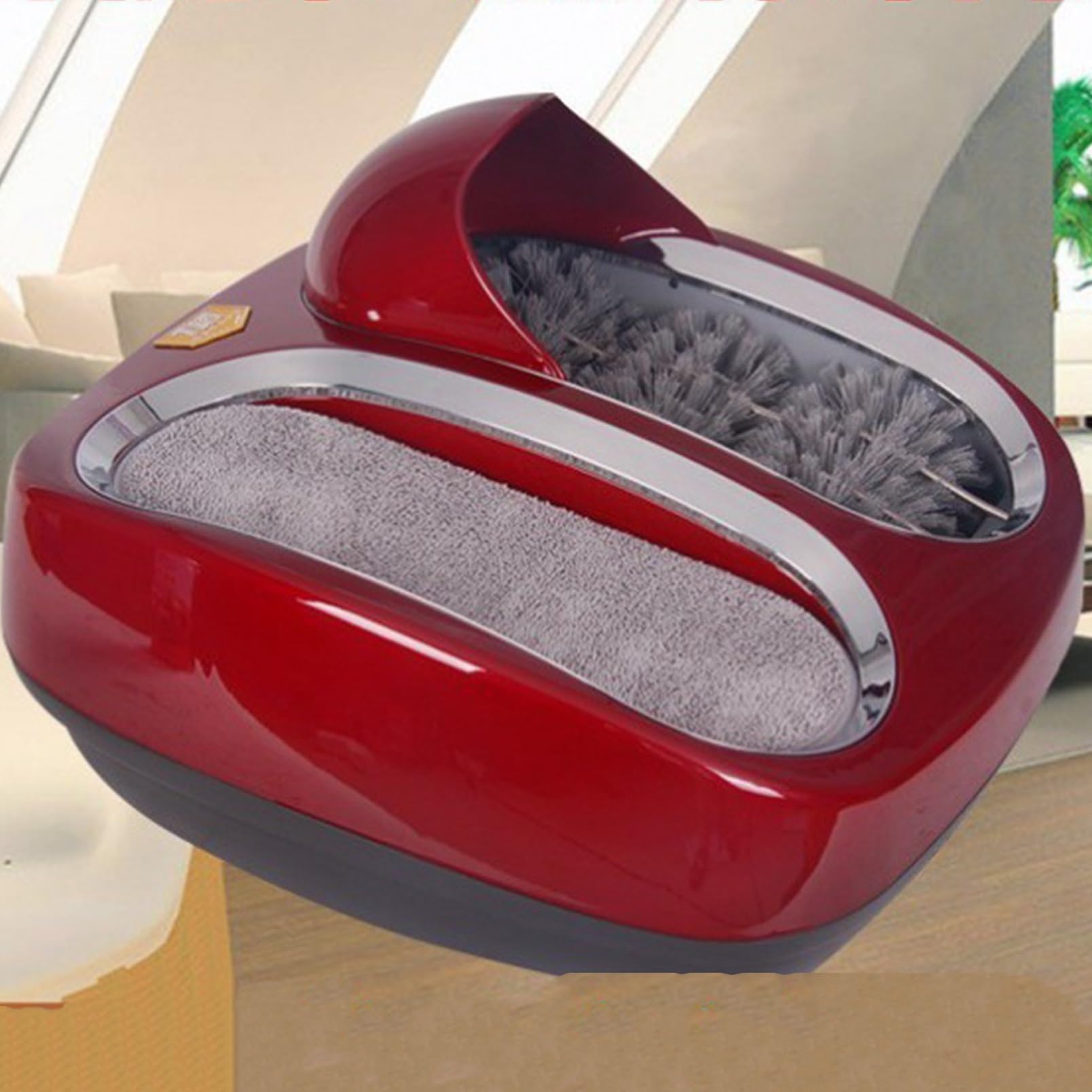 Máquina automática de lustrado de zapatos, dispositivo de cepillado de zapatos multifunción con inducción para uso sin polvo en hoteles y talleres