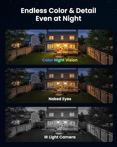 Miniatura 8 de Cámara de seguridad AOV, cámaras de seguridad de grabación continua 24H inalámbricas para exteriores, WiFi 6, cámaras alimentadas por energía solar