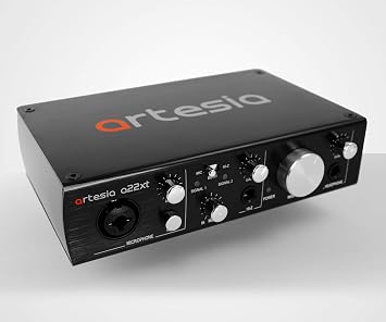Artesia BE-REC+ Recording Bundle w/ A22XT USB 2.0 Audio Interface and AMC 20 Condenser Microphone with Pop Filter, XLR Cable