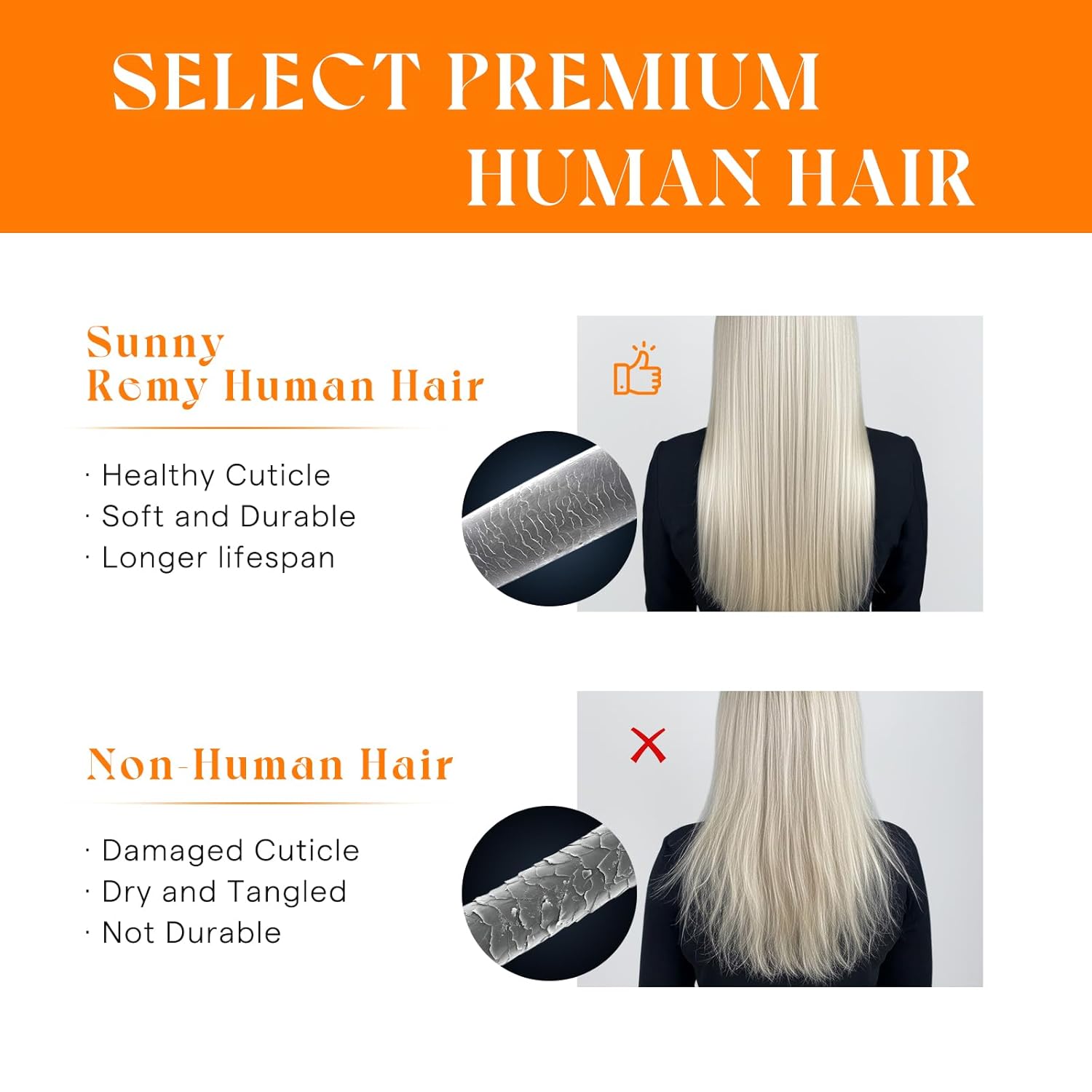 Sunny Hair Sew In Hair Extensions Balayage Brown Human Hair Weft Extensions Medium Brown Ombre Platinum Blonde Double Weft Full Head Long Lasting Short Hair 14 Inch 70G