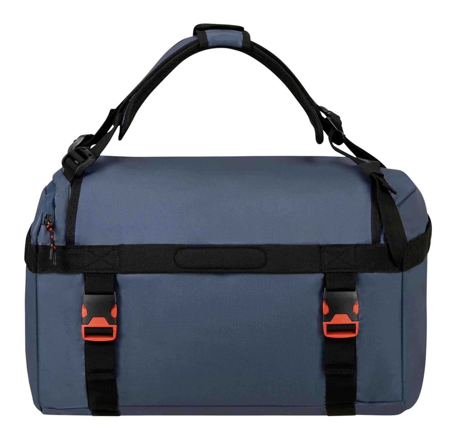 American Tourister Torba podróżna plecak Urban Track Duffle/Backpack Coated 60L granatowy/pomarańczowy niebieski