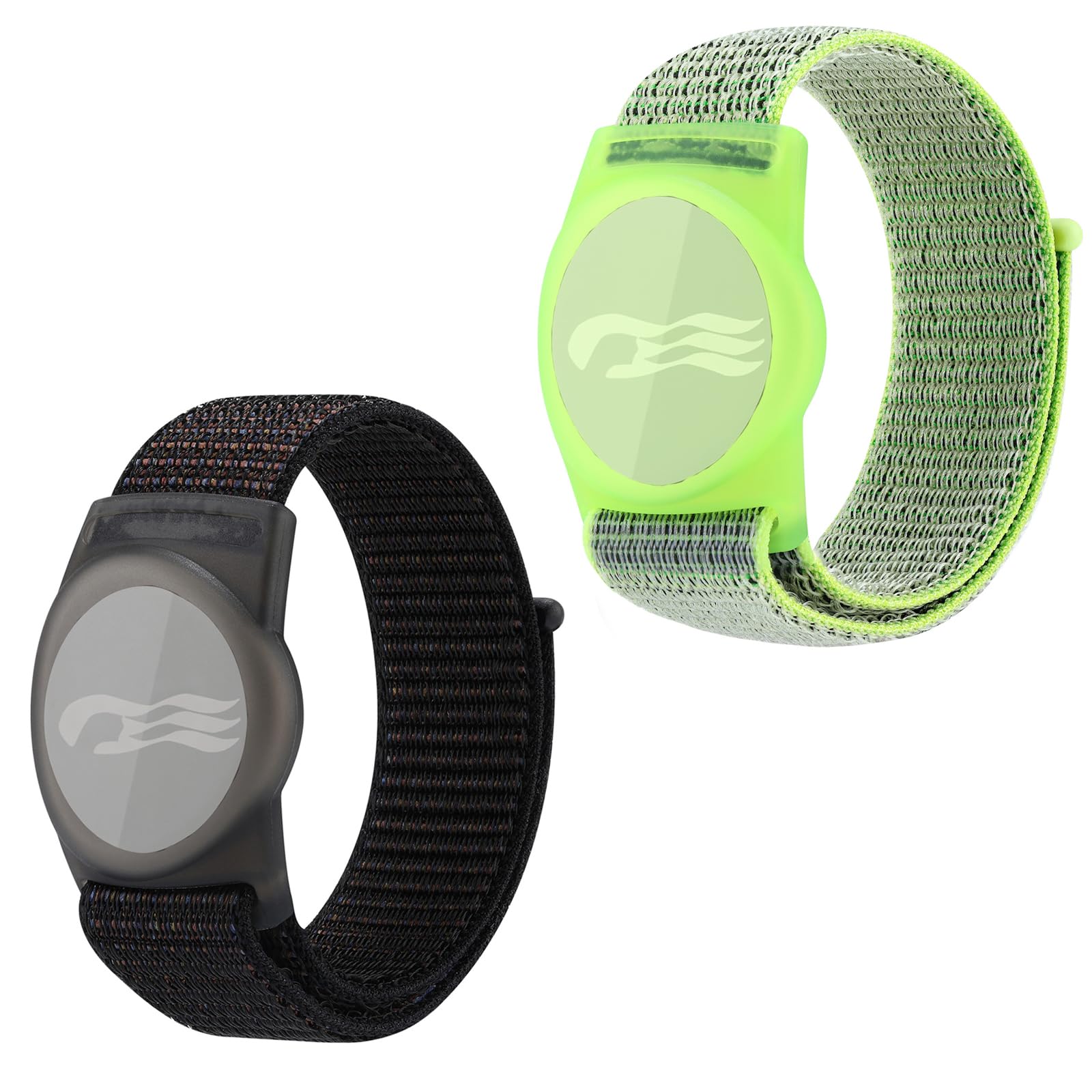 Orisell Men's Princess Cruise Medallion Holder, Nylon Sport Style (Black-Green)