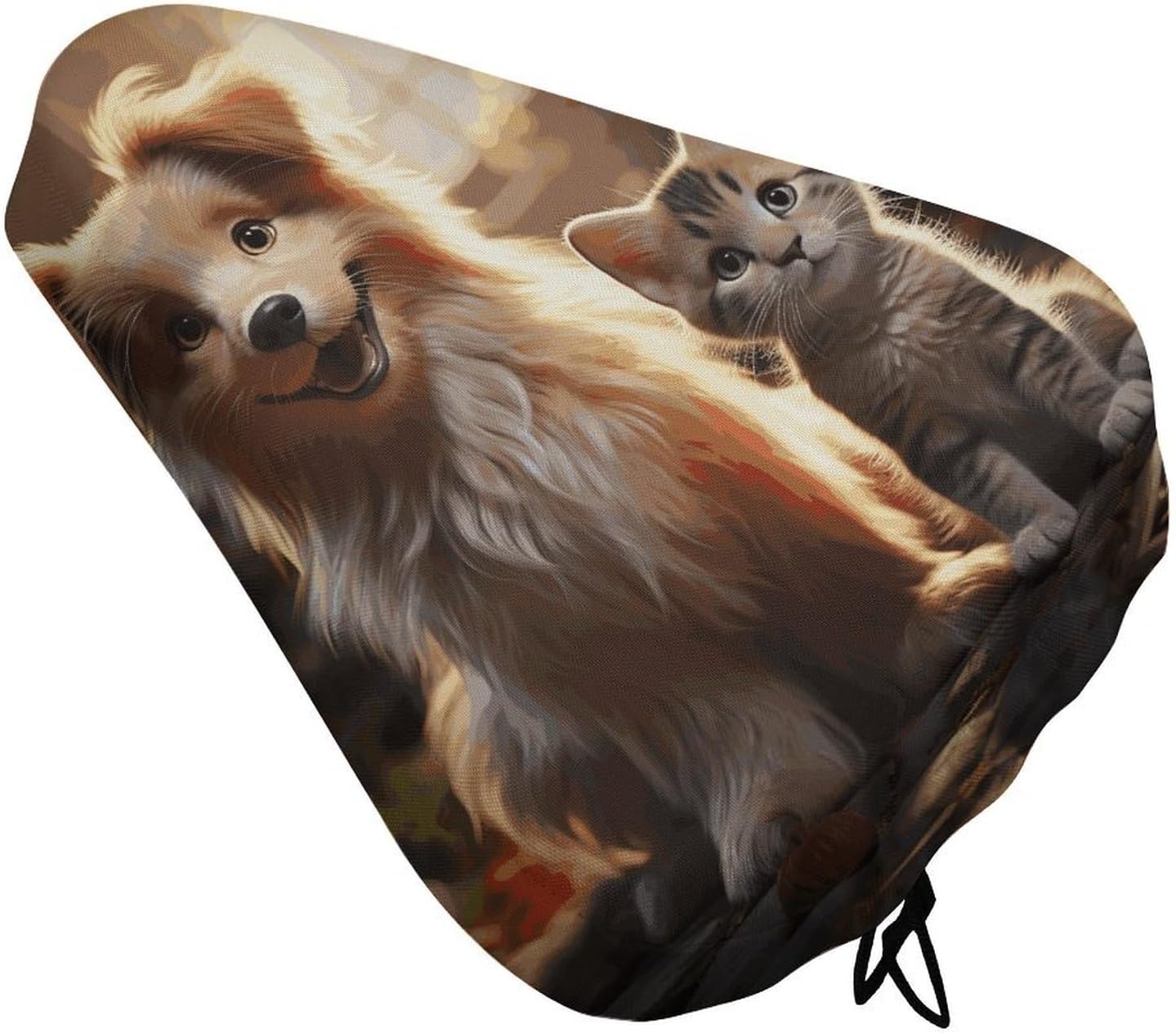 Dogs and Cats Waterproof Bike Seat Cover with Drawstring