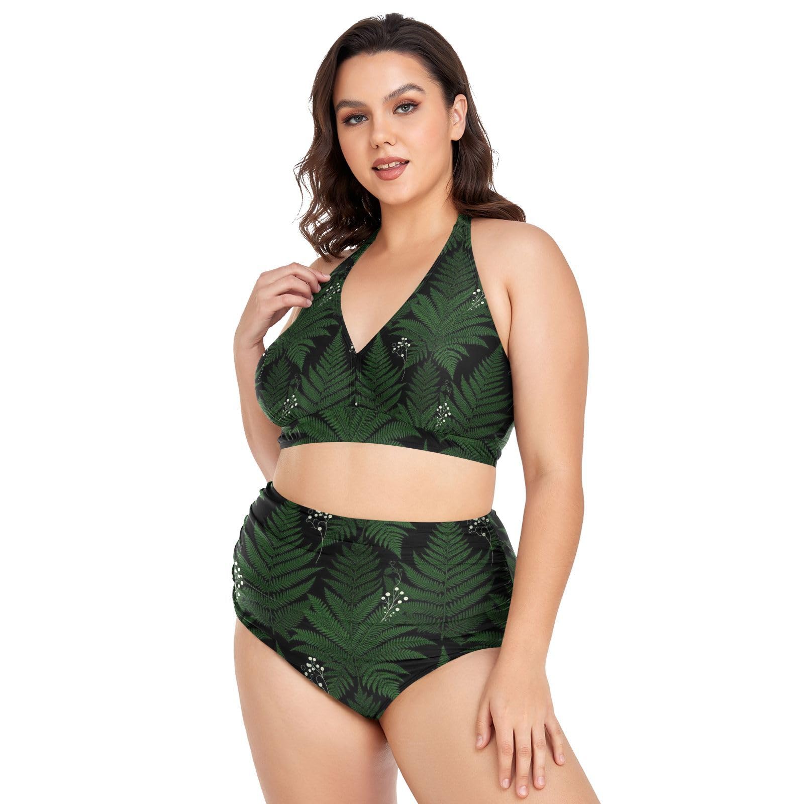FRODOTGV Costumi da bagno da donna curvy, da L a 4XL