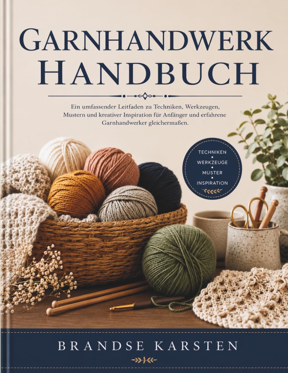 GARNHANDWERK HANDBUCH: Ein umfassender Leitfaden zu Techniken, Werkzeugen, Mustern und kreativer Inspiration für Anfänger und erfahrene Garnhandwerker gleichermaßen.
