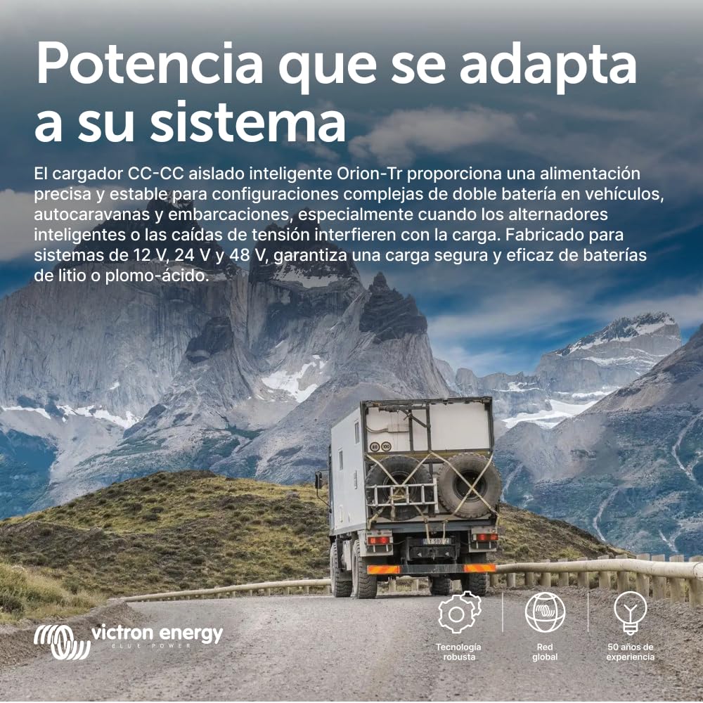 Victron Energy Orion-TR Smart 12/12-Voltios 18 amperios 220-Vatios Cargador CC/CC Aislado (Bluetooth)