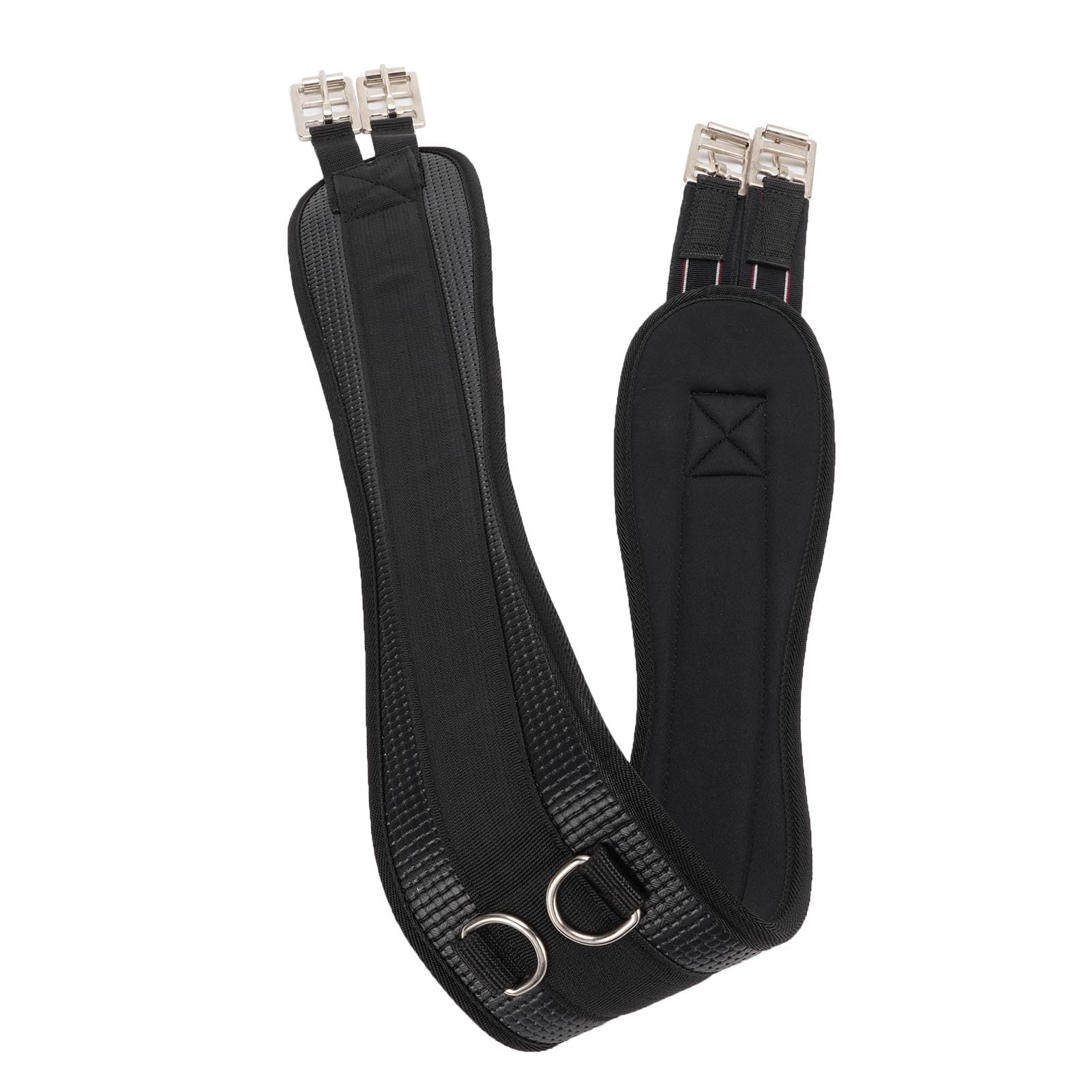 CHICIRIS Cincha Ecuestre, Cincha para Silla de Montar de Caballo sin Rozaduras con Bandas Elásticas de Alta Resistencia y Hebilla de Rodillo, para una Conducción Cómoda, Material de Cuero (115CM)