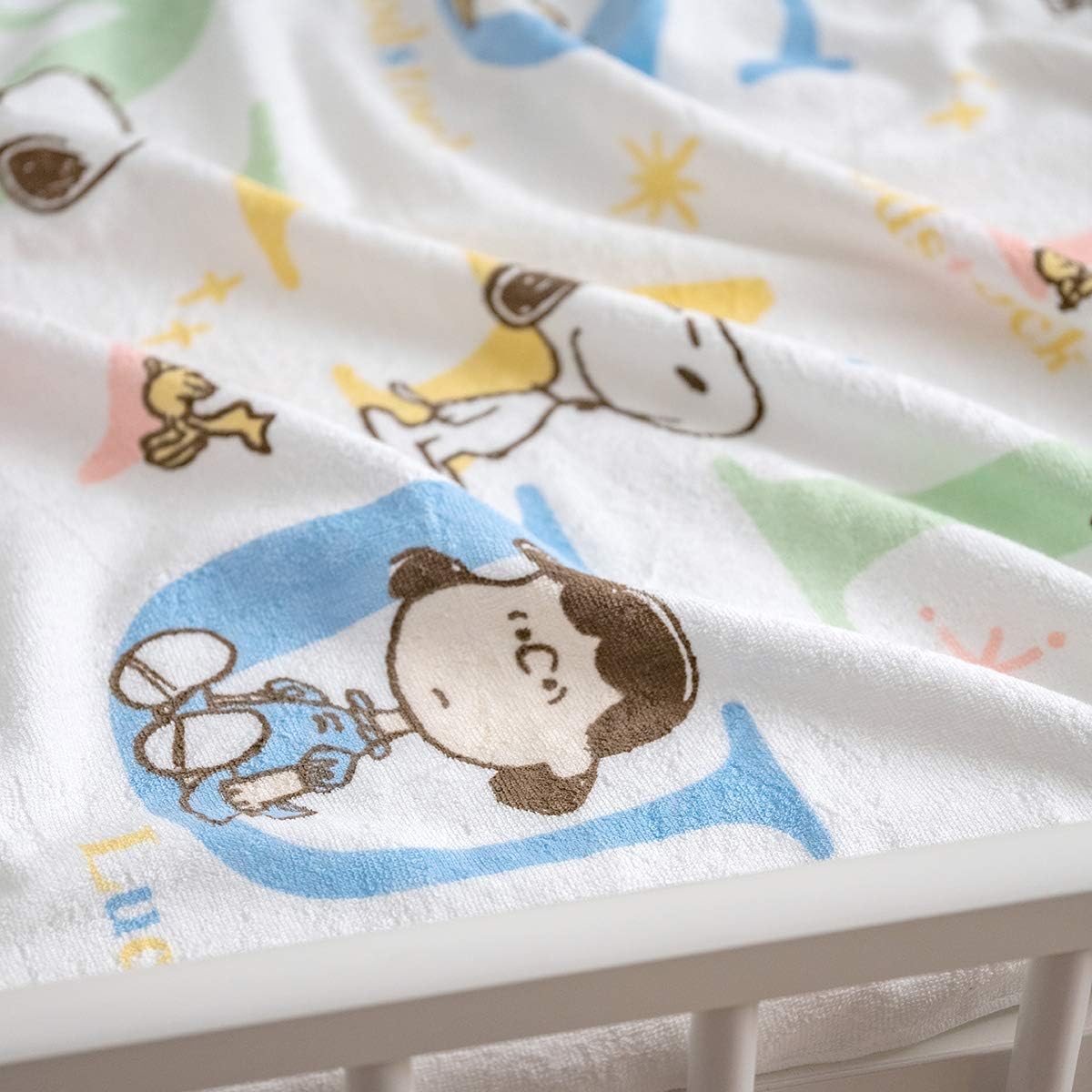 Amazon Co Jp 西川 タオルケット 85 115cm スヌーピー Spアルファベット 綿100 日本製 ホワイト 70 ベビー ベビー マタニティ