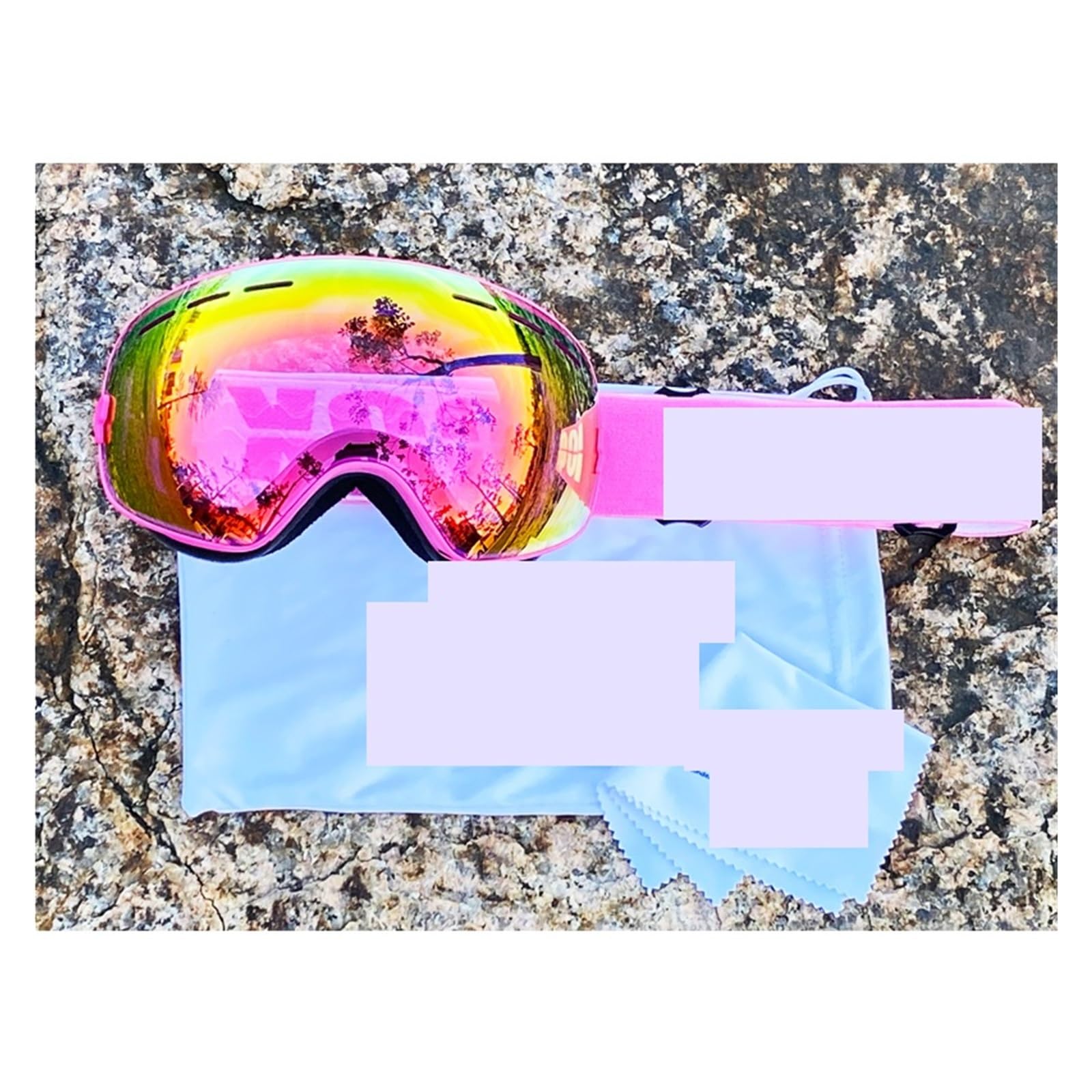 Occhiali da Sci Snowmobile Ski Goggles Double Layers Anti fog Big Ski Glasses Skiing Snow Men Women Snowboard Goggles