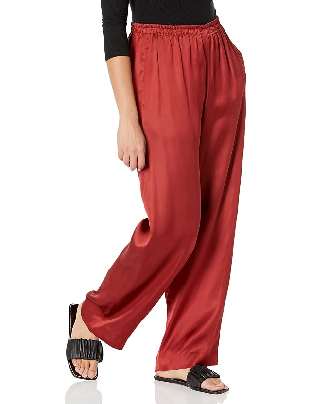 Vince Womens Drop Waist Fluid Pull on Pant