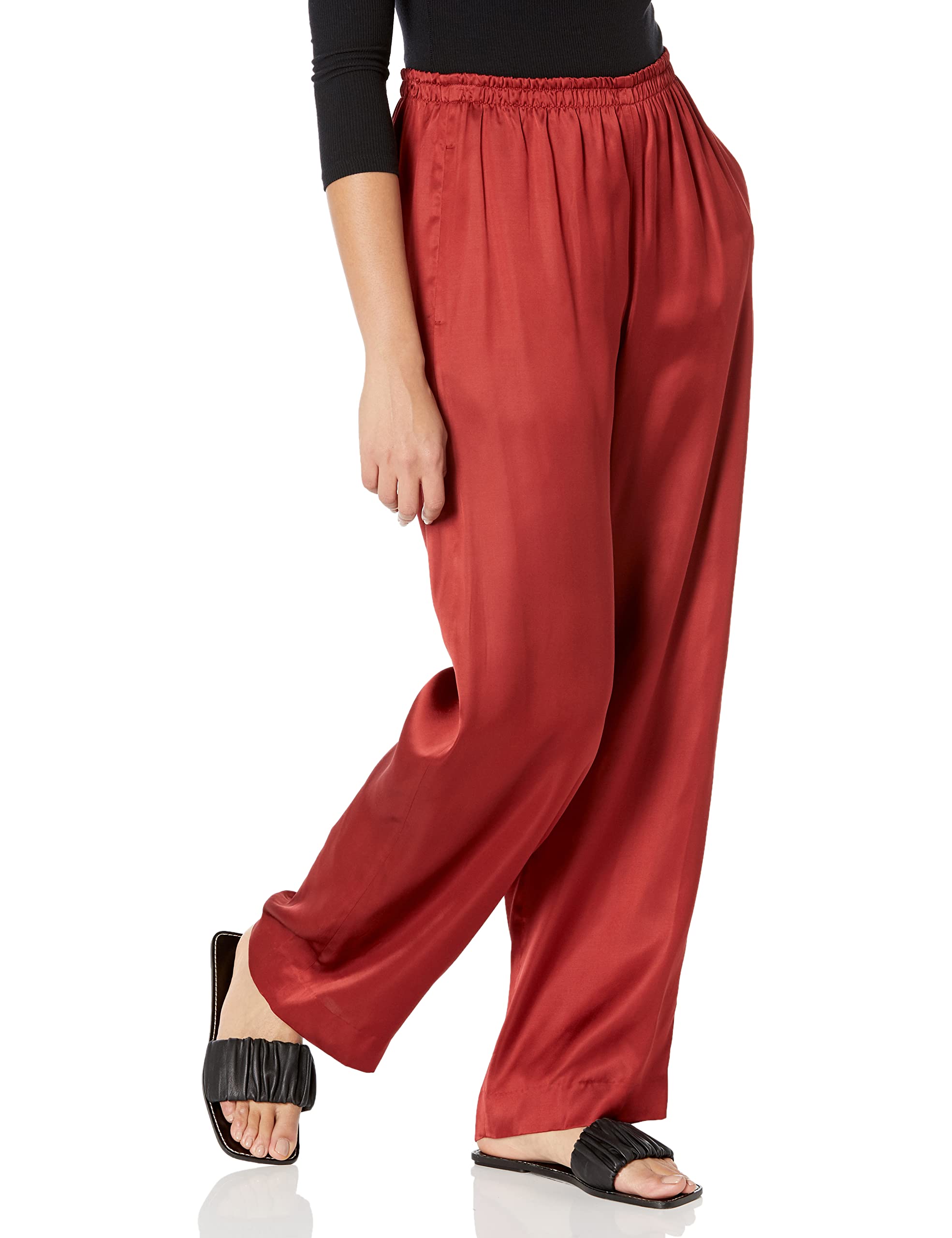 Vince Womens Drop Waist Fluid Pull on Pant