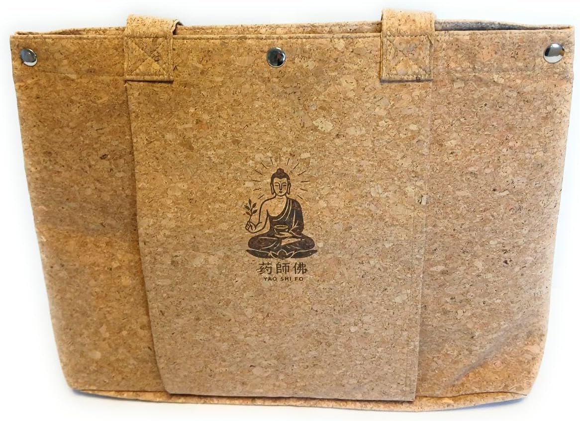 Cork Tote Bag with Mat Slot