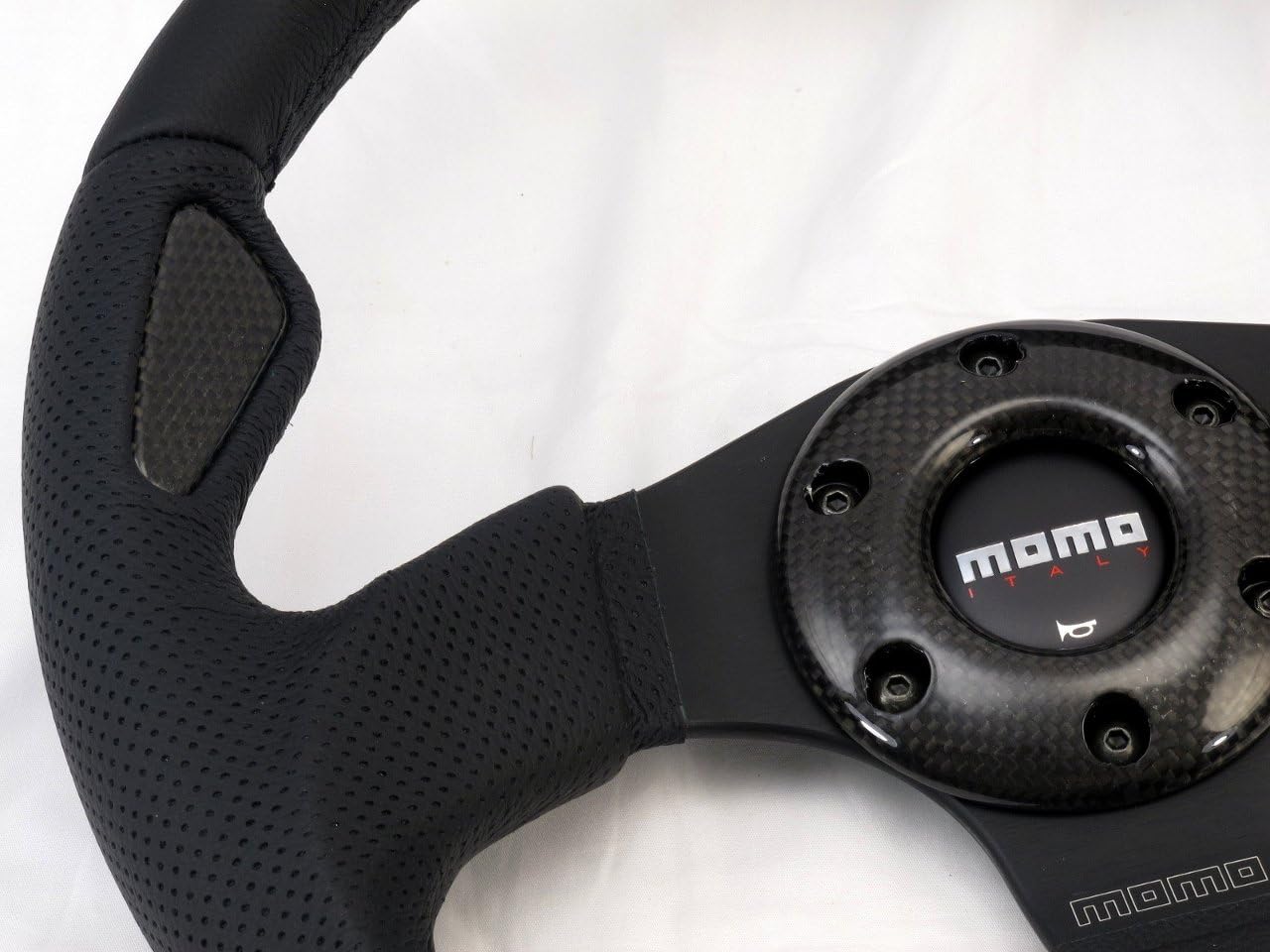 Momo JET32BK0B Steering Wheel Leather