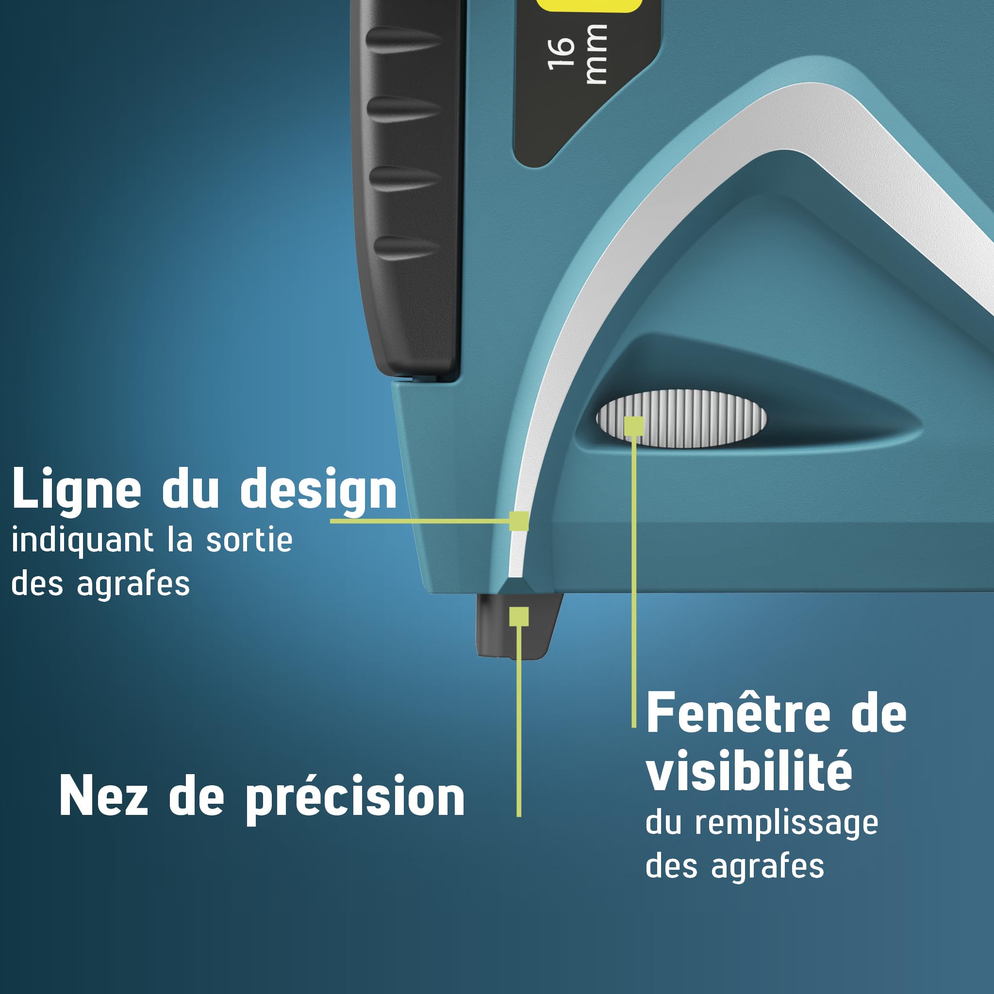 NOVUS TOOLS Agrafeuse manuelle J-17 Kit avec 1800 agrafes