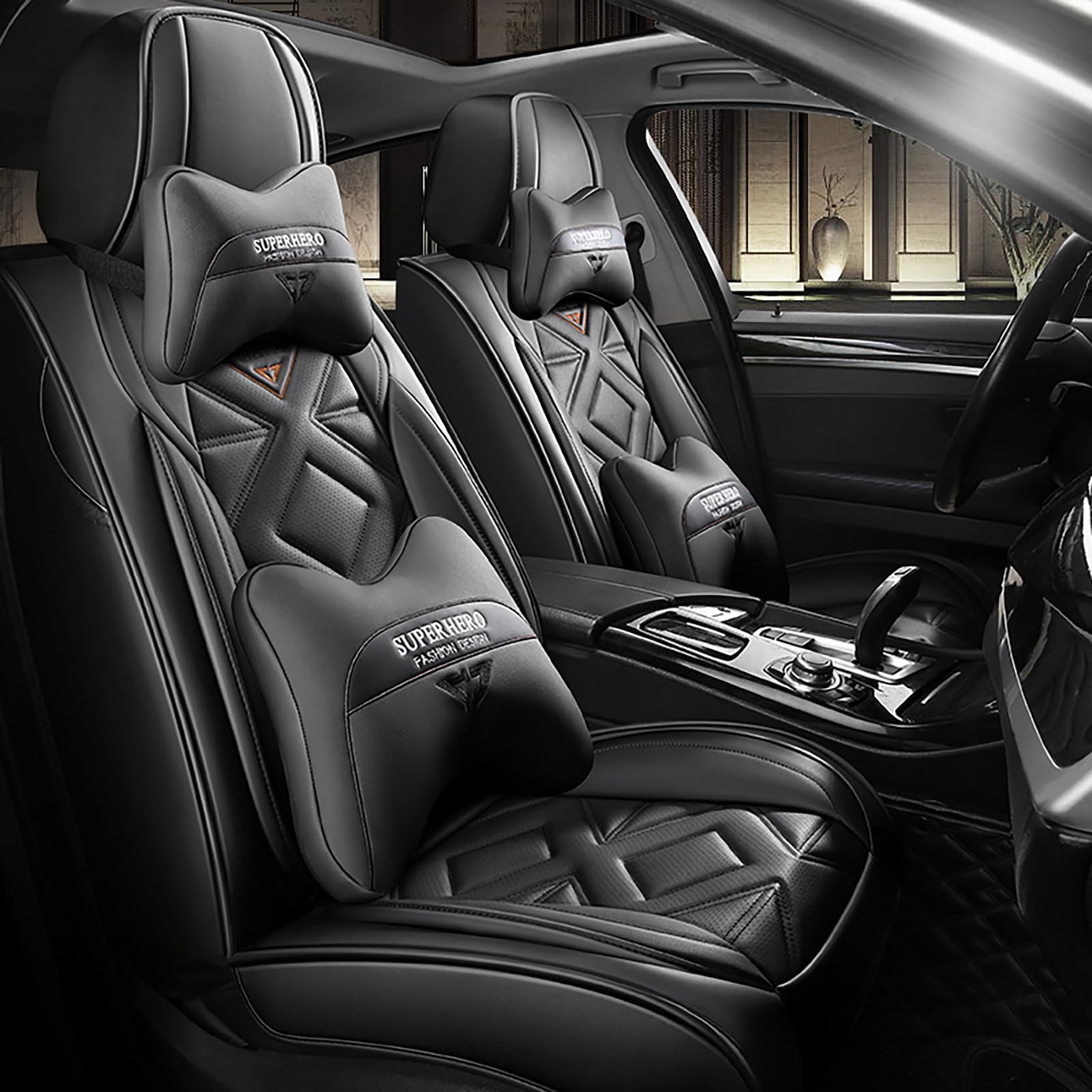 Funda Silla Coche Bebe Universal Envu00edo Libre De Lujo De Cuero