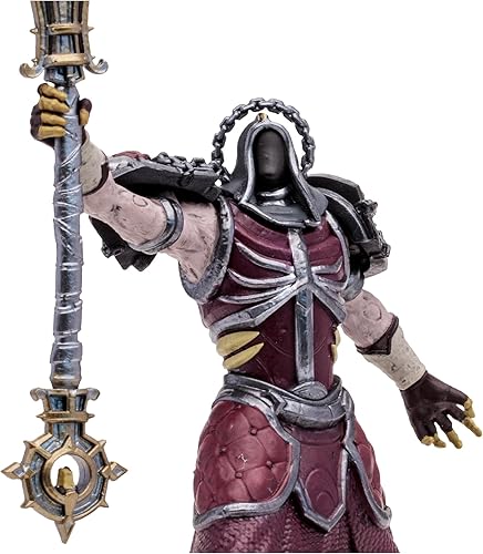 Miniatura 2 de McFarlane Toys - Figura posada a escala 1:12 de World of Warcraft: Sacerdote/Warlock (Rare)