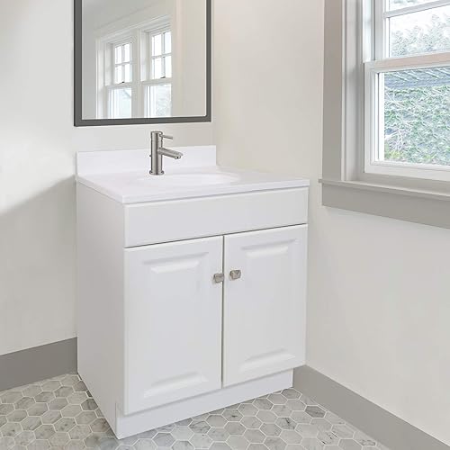 Miniatura 57 de Design House Wyndham 597229 - Armario de tocador de baño de 36 pulgadas, listo para montar, color blanco