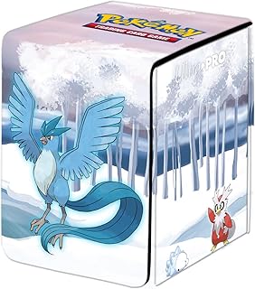 Ultra PRO - PokÃ©mon Gallery Series Frosted Forest Alcove Flip Deck Box - Protect Your Collectible Trading Cards, and Gaming Cards, Holds Up to 100 Standard Size Cards, Protective Magnetic Closure