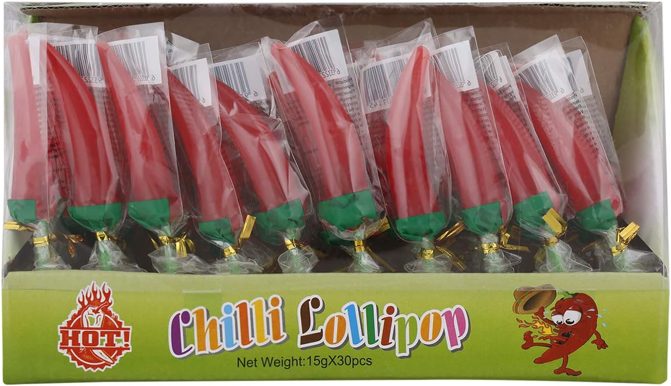Xiaoxixi Chili Flavor Lollipop, 15 gm (Pack Of 30)