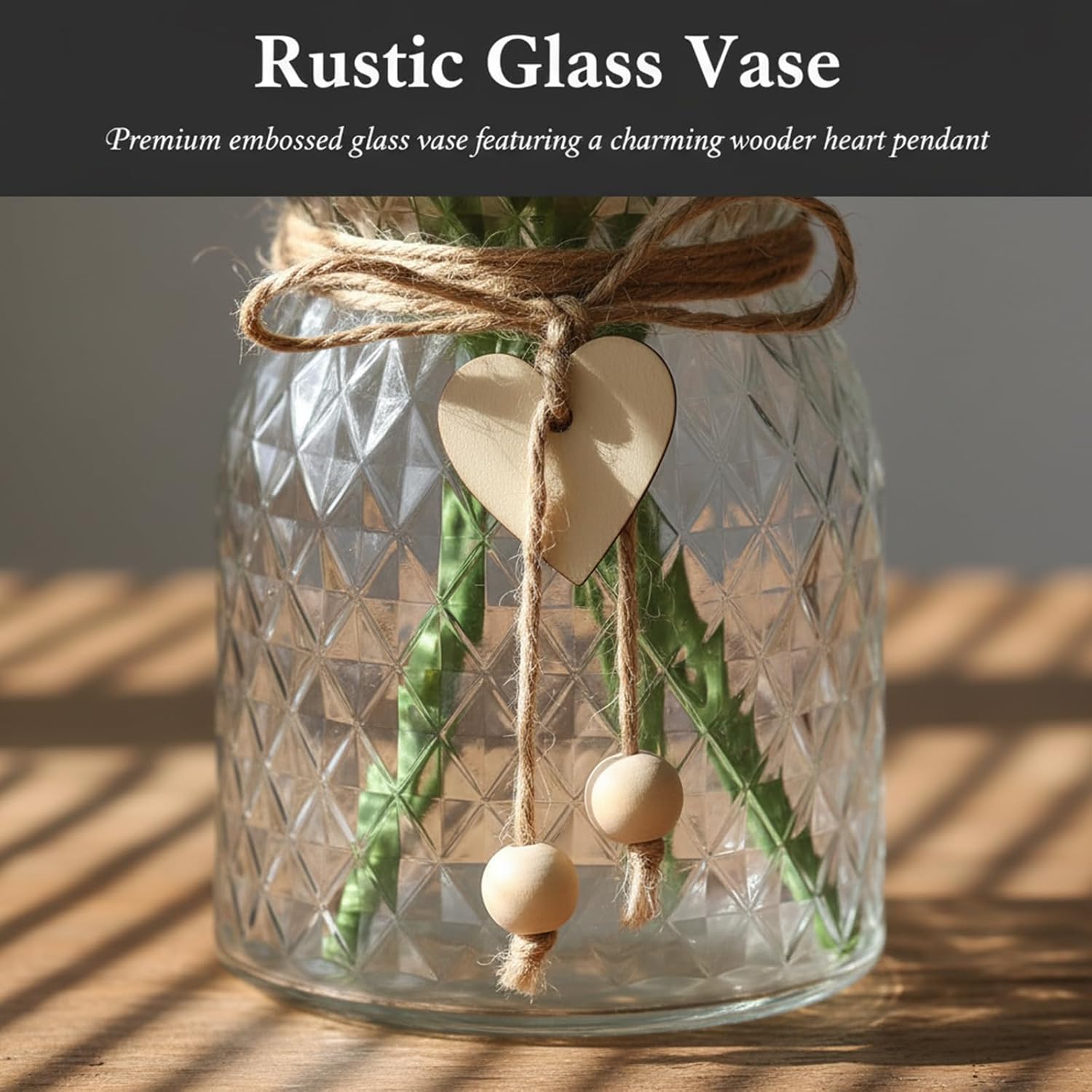 Faux Flowers in Vase, 18Pcs Fake Rose Flowers with Vase, Artificial Flowers Home Decor, Indoor Centerpiece for Living Room & Dining Table, Champagne