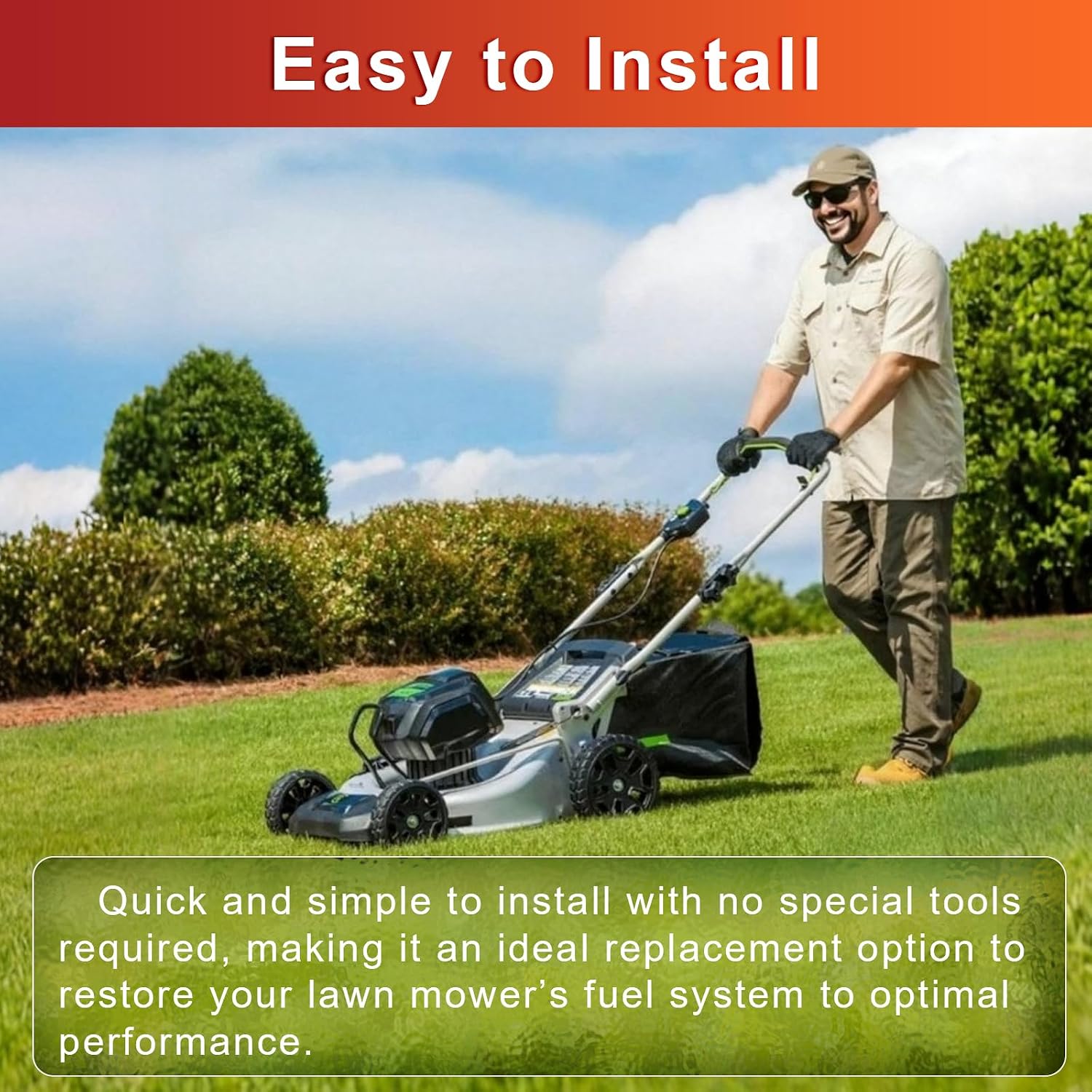 Gas Cap Fit for Lawn Mower - Fuel Cap Compatible with Kohler XT650 XT675 XT775 HD775 RH255 RH265,Replace The Part# 14 227 20-S