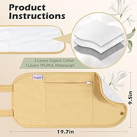 Pedobi Castor Oil Pack Wrap - Organic Cotton Reusable & Highly Absorbent Castor Oil Pack Compress