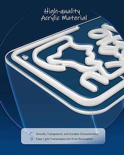 Miniatura 6 de Señal de neón LED Vape, 16.9 x 5.9 pulgadas, brillante LED Vape Sign por USB con interruptor de encendidoapagado, con cadena colgante, para pub,