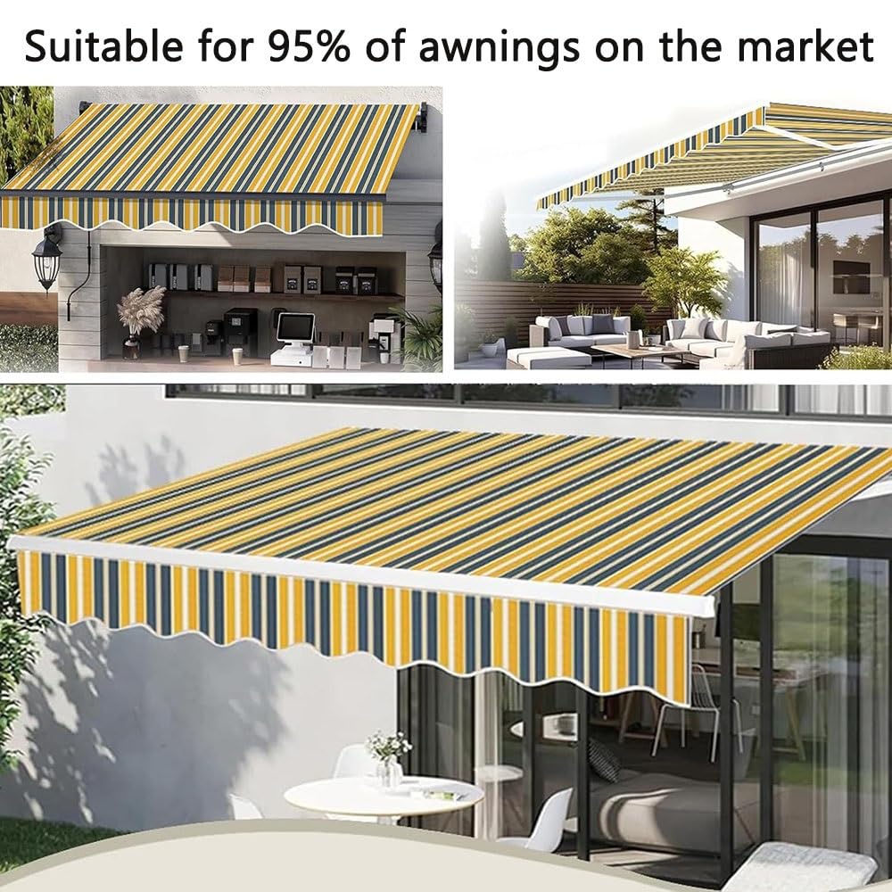 Tenda parasole retrattile in tela di ricambio per porte e finestre, protezione dai raggi UV, 2,3 x 1,5 m, 3,5 x 3,5 m, 4,6 x 3,5 m, colore: rosa