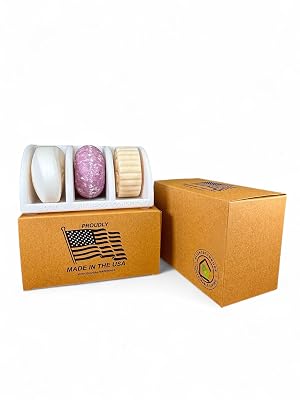 Solid Shampoo Bar Holder Multi-Bar Soap Dish with Drainage Soap Bar Shampoo Bar and Conditioner Bar Bathroom Organizer