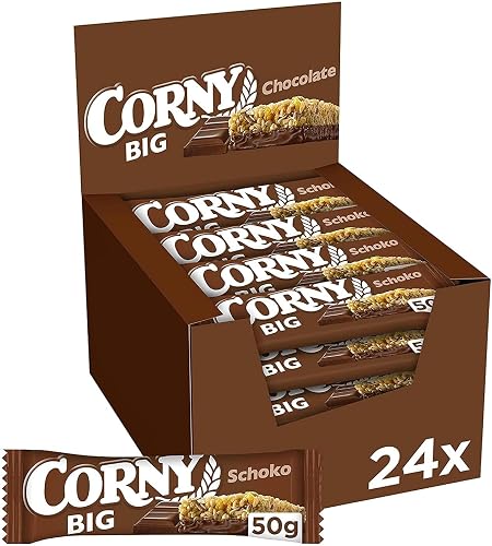 Cereal Bar | Corny BIG | Chocolate | With Peanuts and Chocolate | Bulk Pack 24 x 50 g