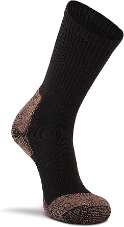 Mens Steel-Toe Heavyweight Crew Work Sock - 2 Pack