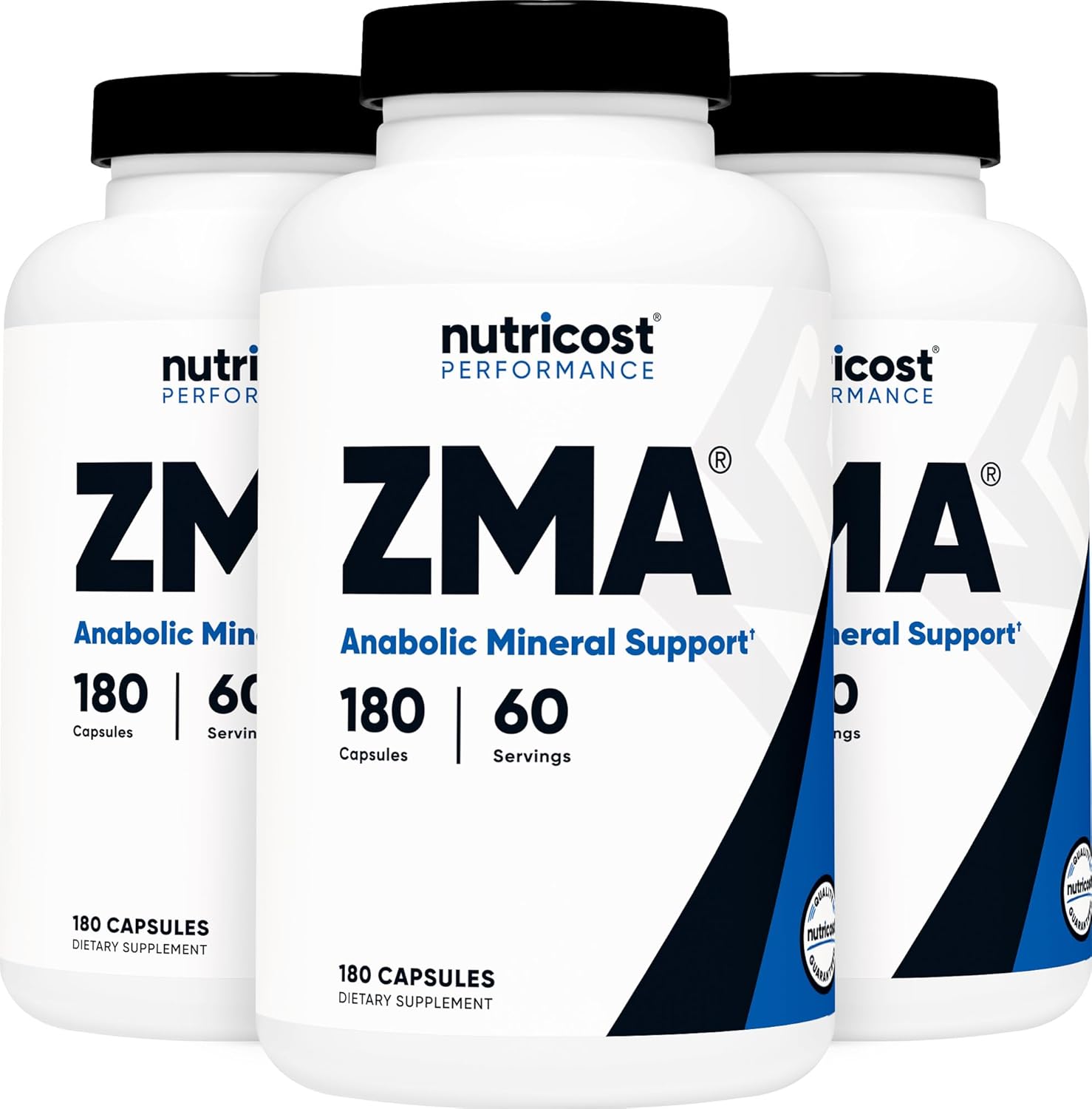 Nutricost ZMA 180 Capsules (3 Bottles)