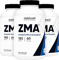 Vista 9 de Nutricost ZMA 180 Cápsulas (2 Botellas)