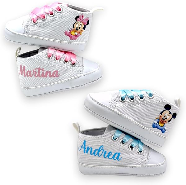 Catenella Portaciuccio Personalizzata con Nome per Neonati, Clip Ciuccio Universale Anticaduta, Idea Regalo Nascita (Minou) - 4