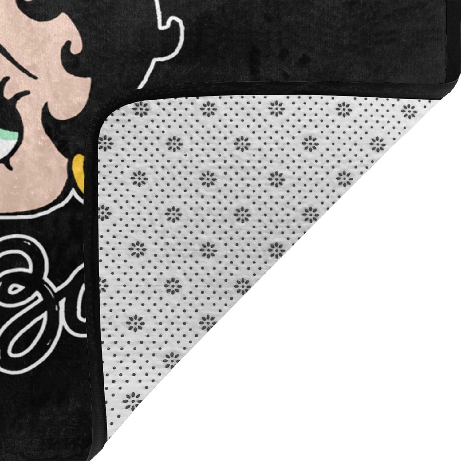 Cotton Mat】 アメリカンスタイル Betty Boop ベティちゃん コットン マット | イートムアート カーペット ベティちゃん ベティブープ (16) アニメ ラグマット 防ダニ 抗菌 防臭 滑り止め付き フランネル素材 ふわふわ快適