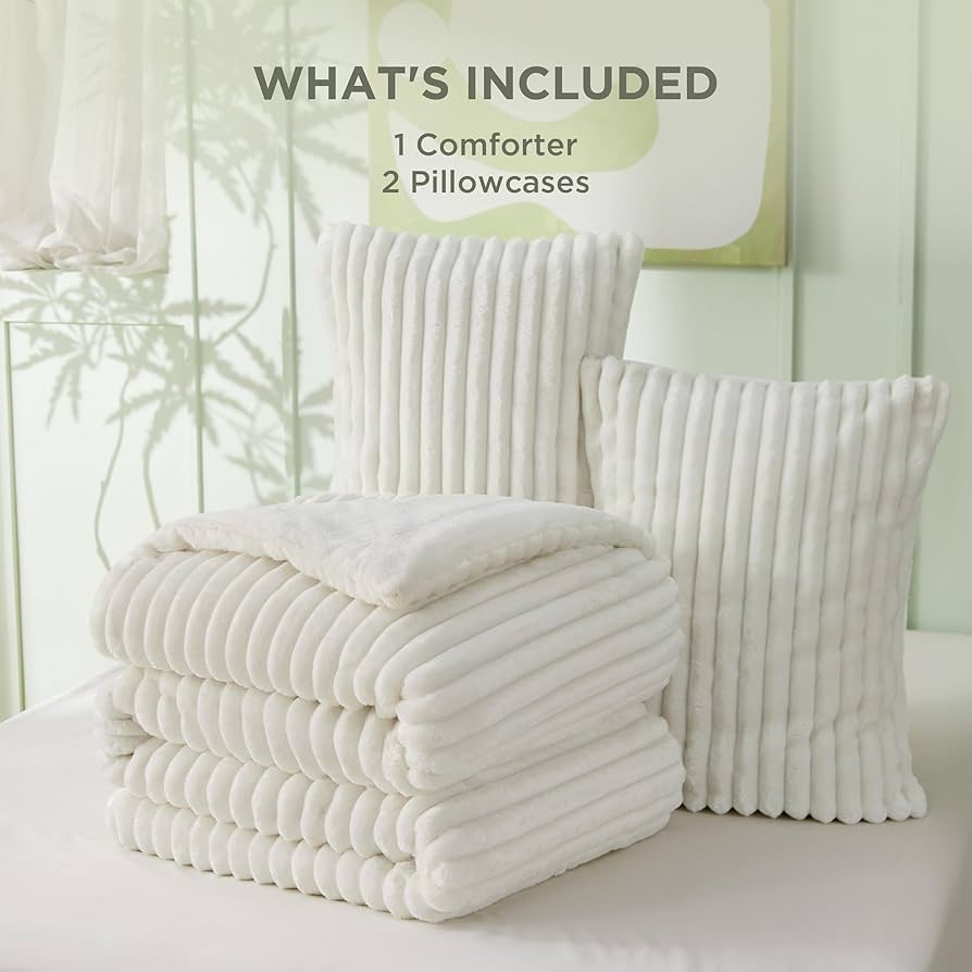 Amazon.co.jp: Bedsure ふわふわ掛け布団セット クイーン
