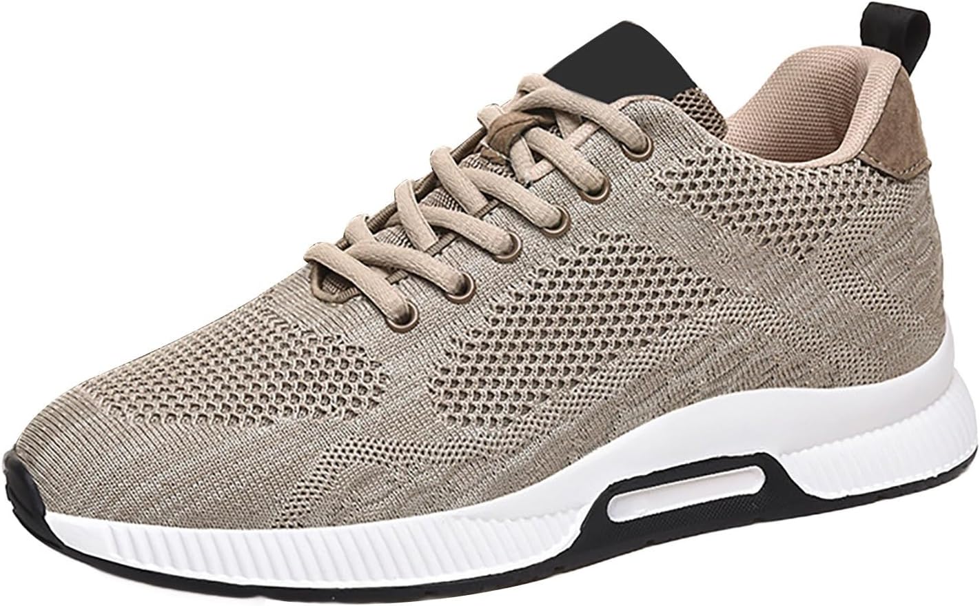 Height Boosting Shoes for Men Height Boosting Shoes Height Increasing Shoes Men's Invisible Height Increasing Elevator Shoes - Ultra Light-Weight Lace-up Sporty Walker - 2.8 Inches Taller