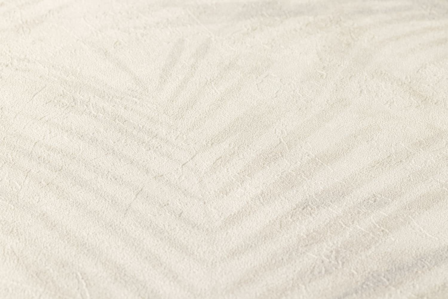 Sanders & Sanders papel pintado hojas de palmera beige crema 53 cm x 10.05 m